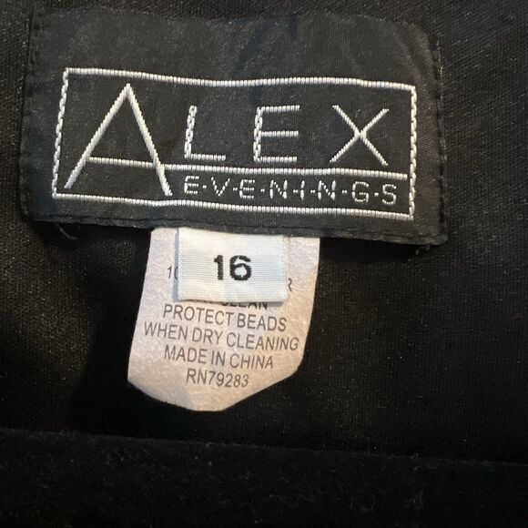 Alex Evenings Maxi Dress Sz 16 - Picture 3 of 6